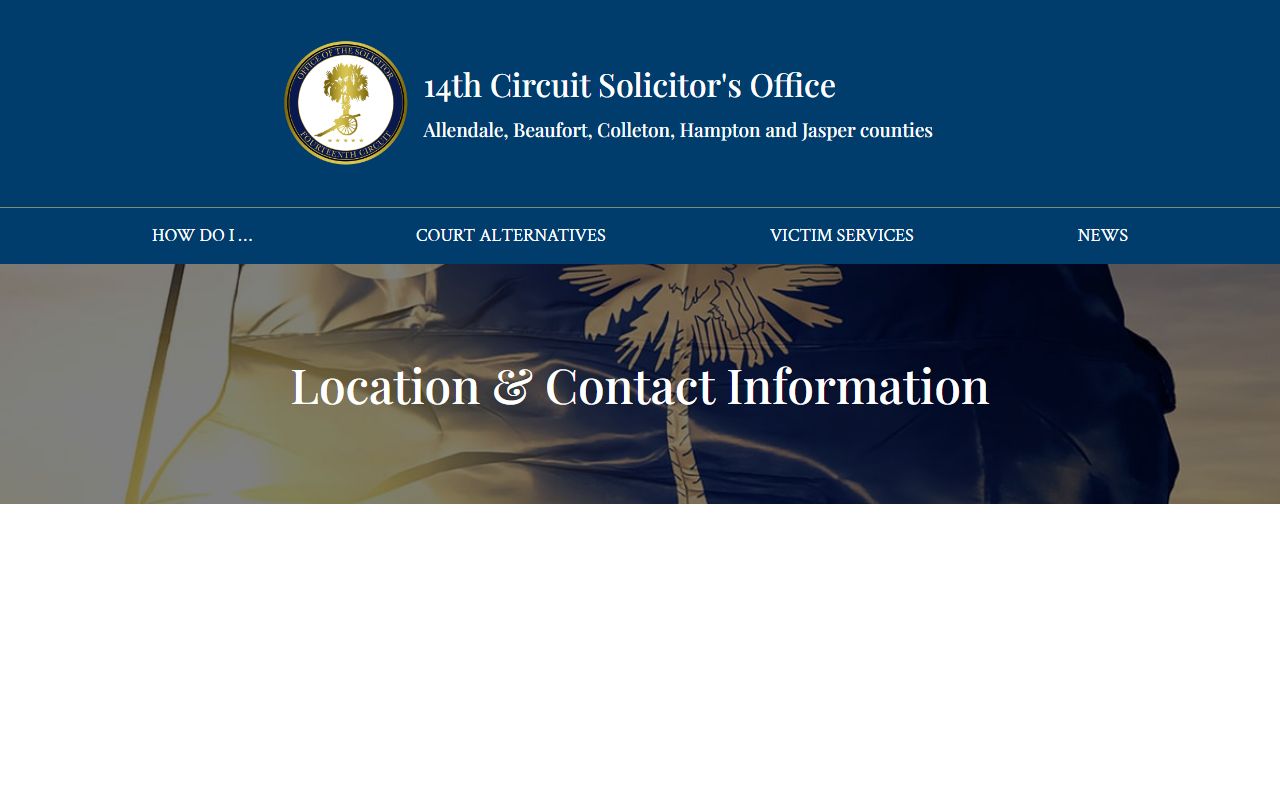 Jasper County criminal court records Solicitor contact