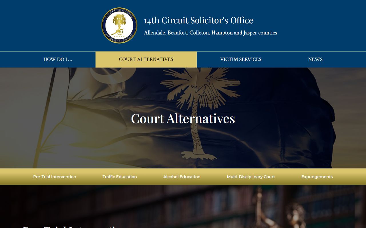 Jasper County criminal court records Solicitor court alternatives