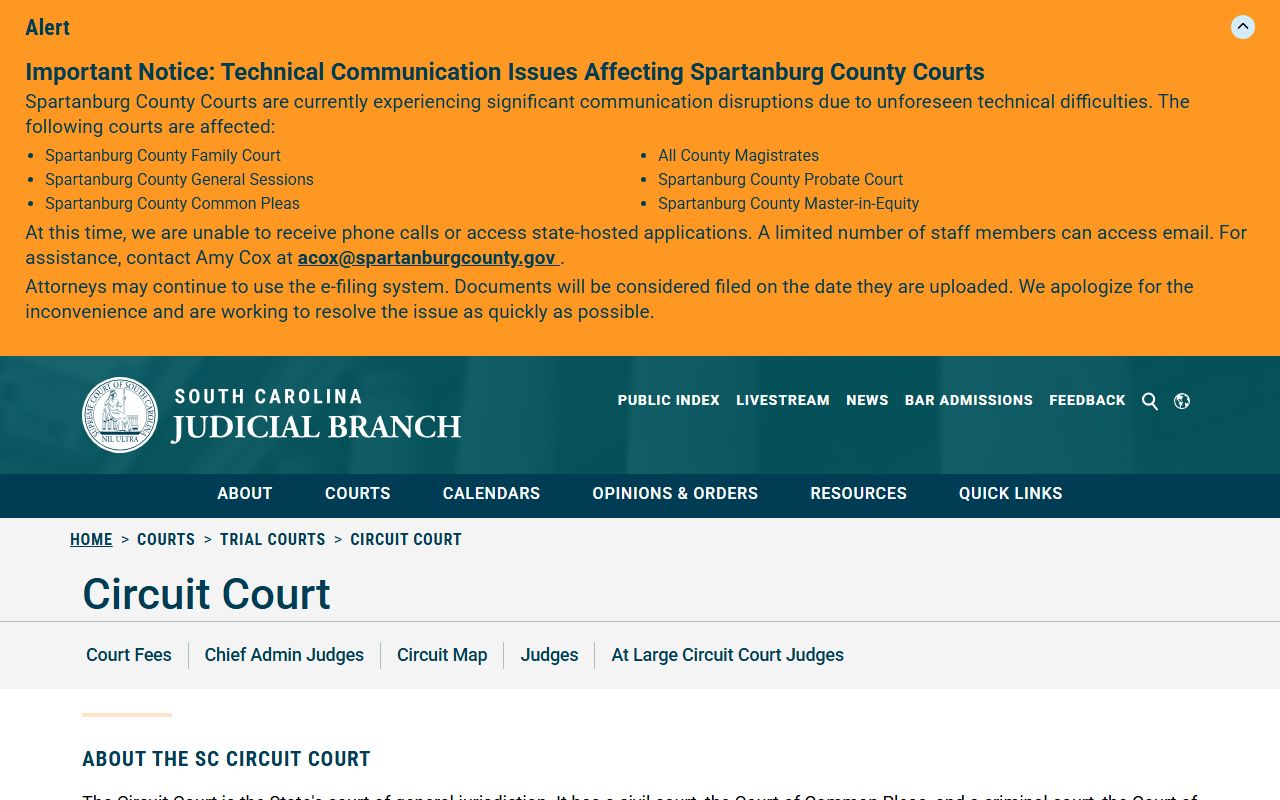 Jasper County Circuit Court records South Carolina Circuit Court overview