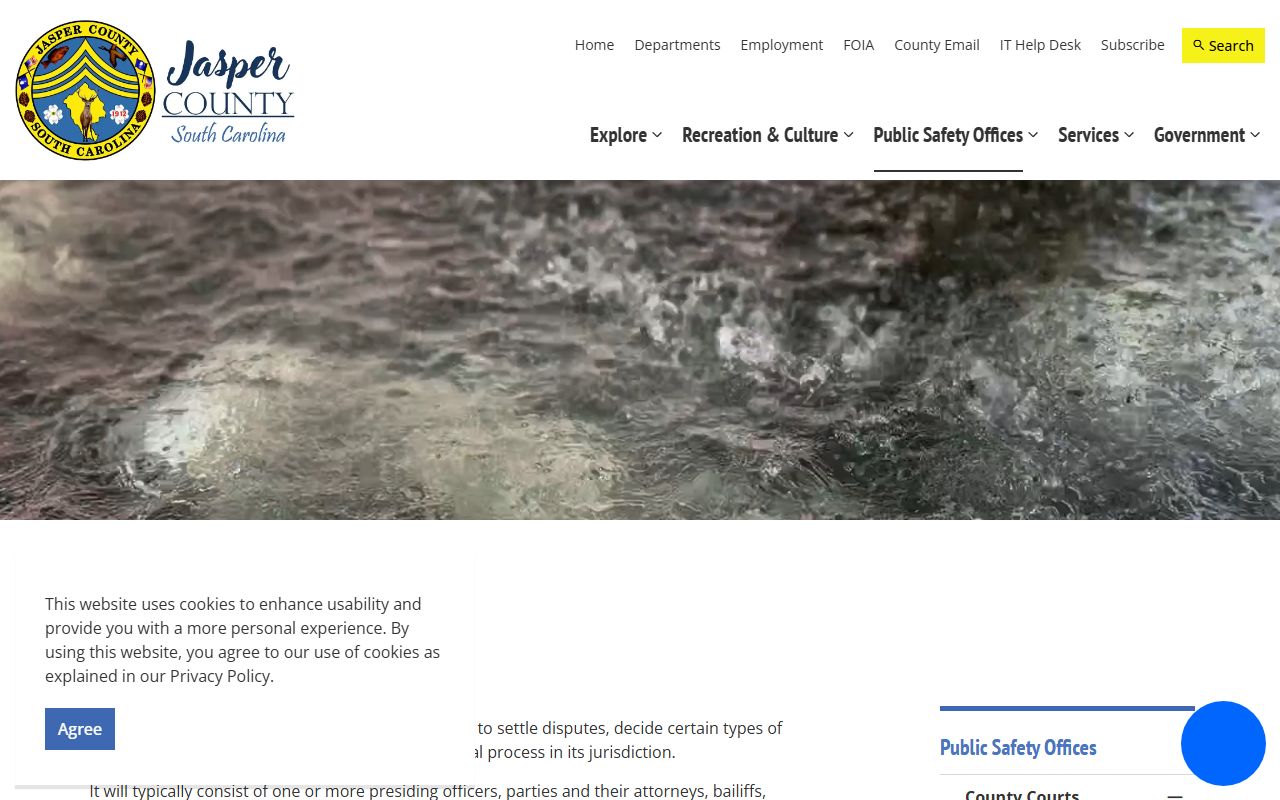 Jasper County court records county courts landing page