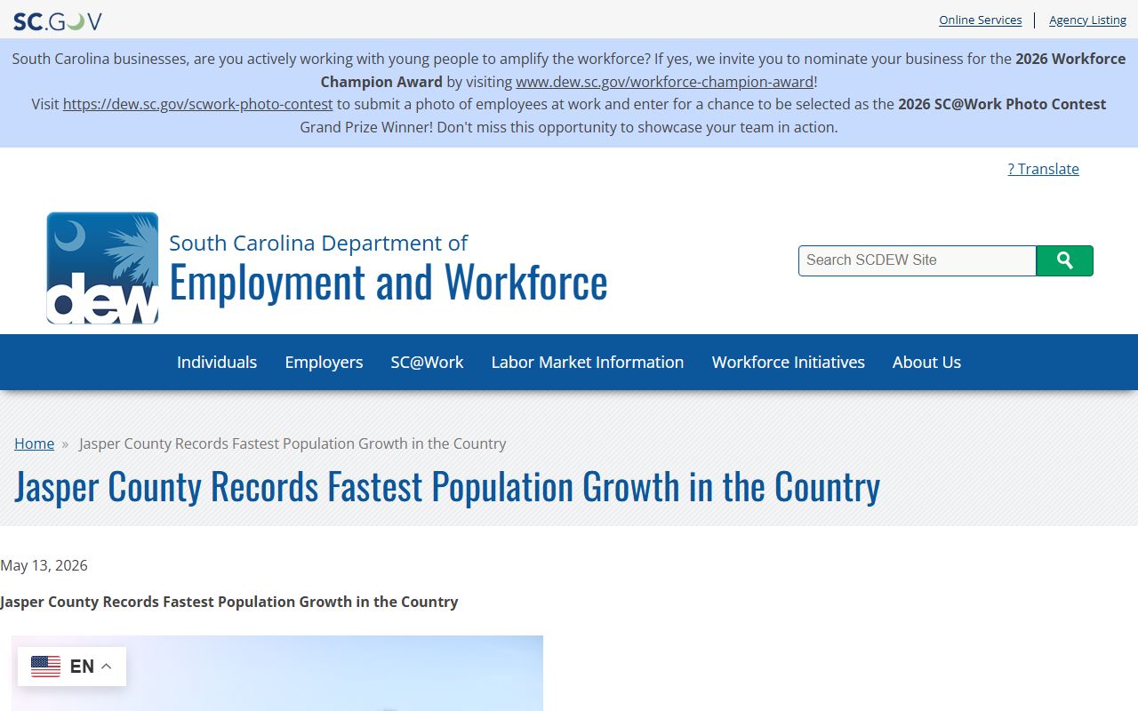 Jasper County court records population growth source