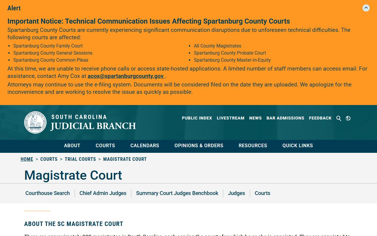 Jasper County warrant records Magistrate Court source